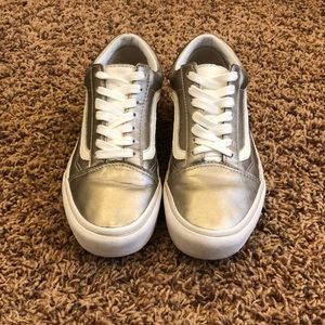 Vans Old Skool Metallic Leather Platform